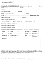 Formulaire d’inscription Enfant PDF